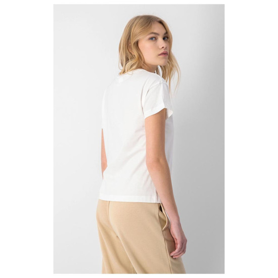 Champion Γυναικεία κοντομάνικη μπλούζα Crewneck Croptop Champion Γυναικεία κοντομάνικη μπλούζα Crewneck Croptop